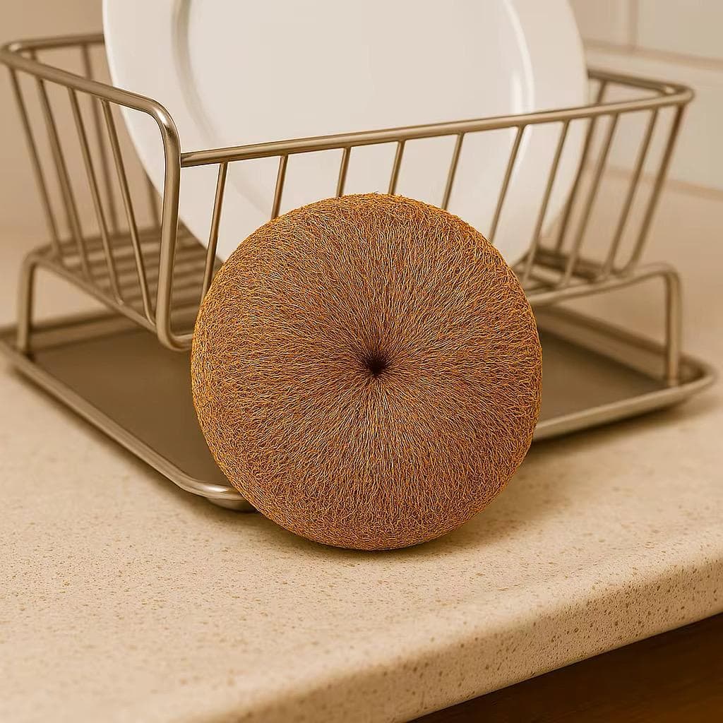 Éponges à vaisselle en fibre de coco (paquet de 3)